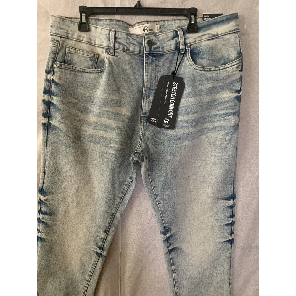 REFINERY REPUBLIC Men's Stretch Comfort Jeans Size 40 X 32 (1261) NEW